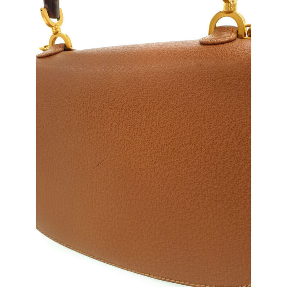 Gucci Bag Handbag Handle Shoulder Bamboo Leather Top - Picture 8 of 9